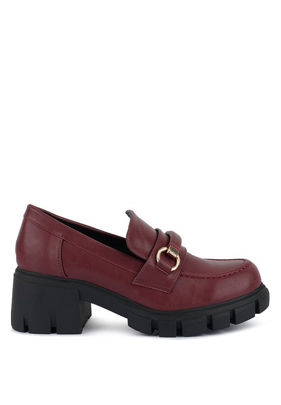 Evangeline Chunky Platform Loafers