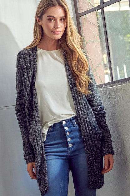 CHUNKY SWEATER KNIT CARDIGAN