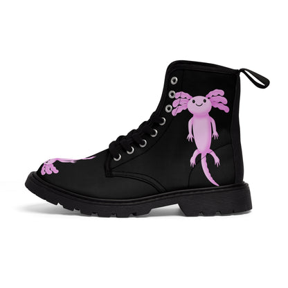 Women's Canvas Boots  "Axolotl"