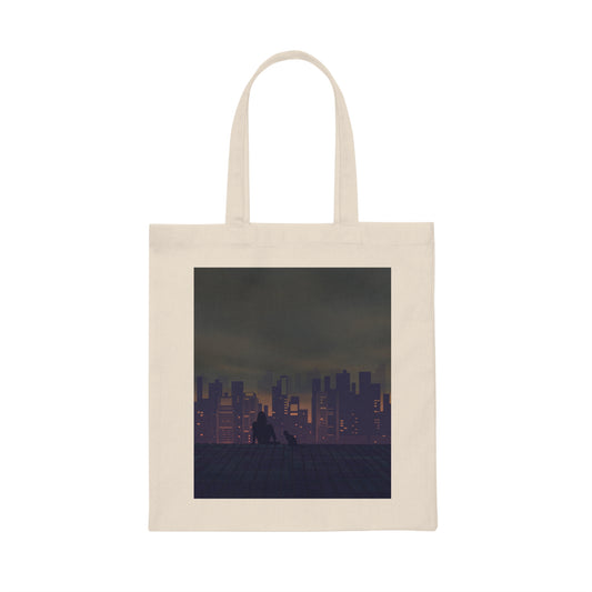 Canvas Tote Bag  "Roof”