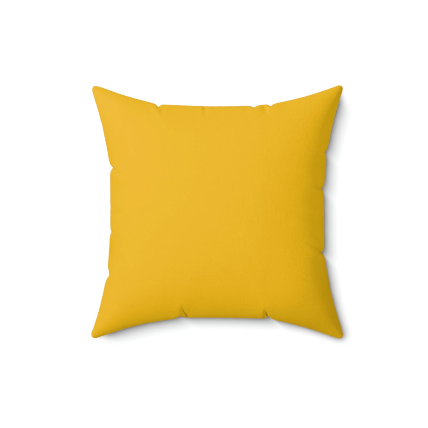 Spun Polyester Square Pillow Case "I am a Mom on Yellow”