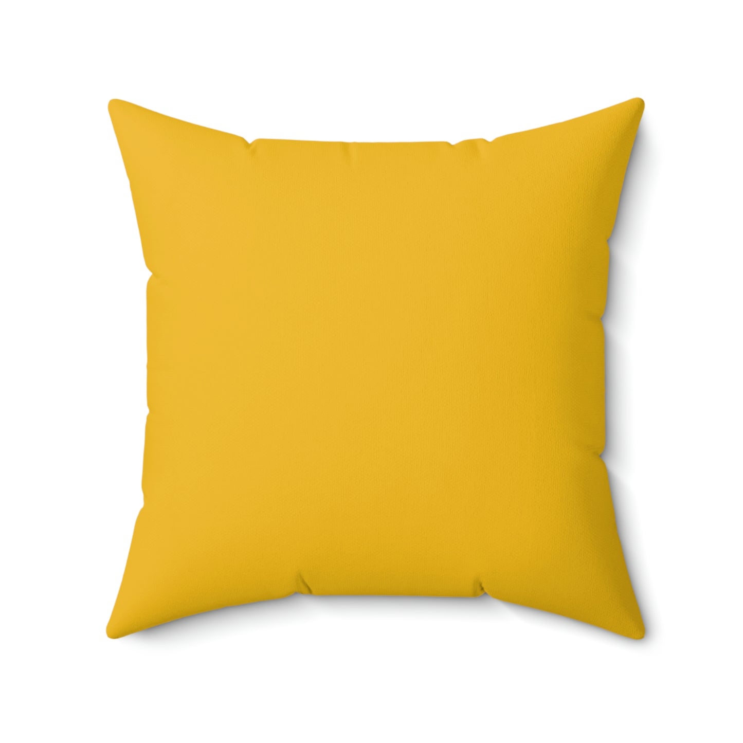 Spun Polyester Square Pillow Case "Mom Wow on Yellow”