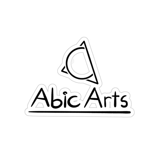 Transparent Outdoor Stickers, Die-Cut, 1pcs “Abic Arts”