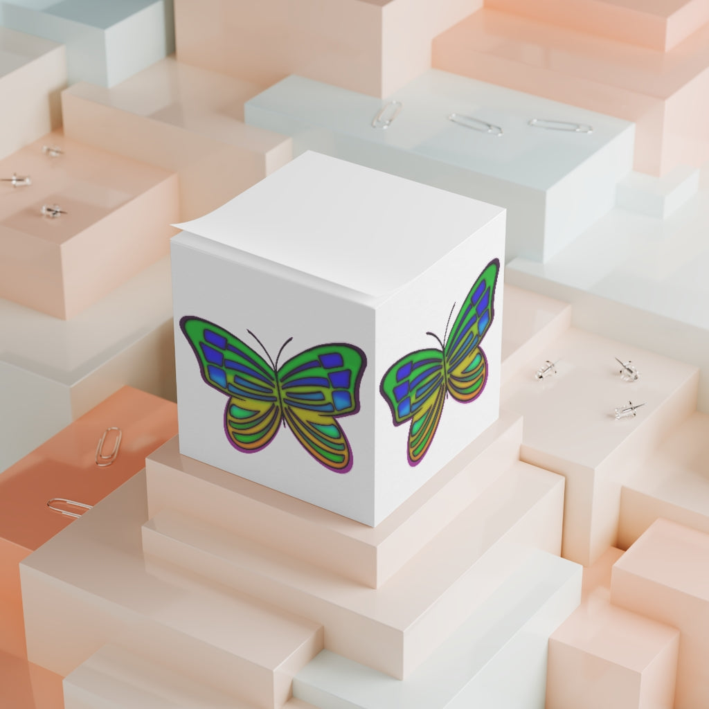 Note Cube  "Butterfly"