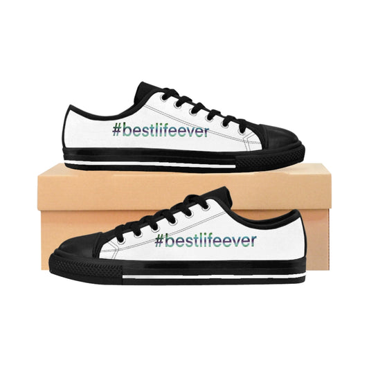 Low Top Men's Sneakers  "#BestLifeEver - PG"