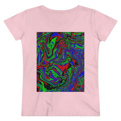 Organic Women's Lover T-shirt  "Psycho Fluid"