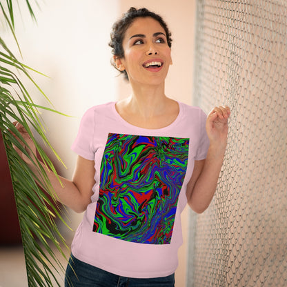 Organic Women's Lover T-shirt  "Psycho Fluid"