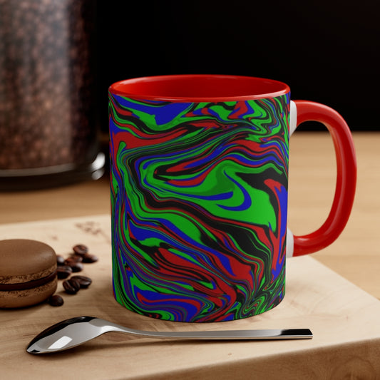 Accent Coffee Mug, 11oz  "Psycho Fluid"