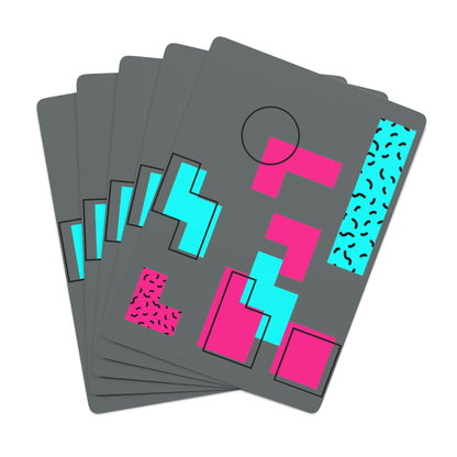 Custom Poker Cards “Geometric Tetris”