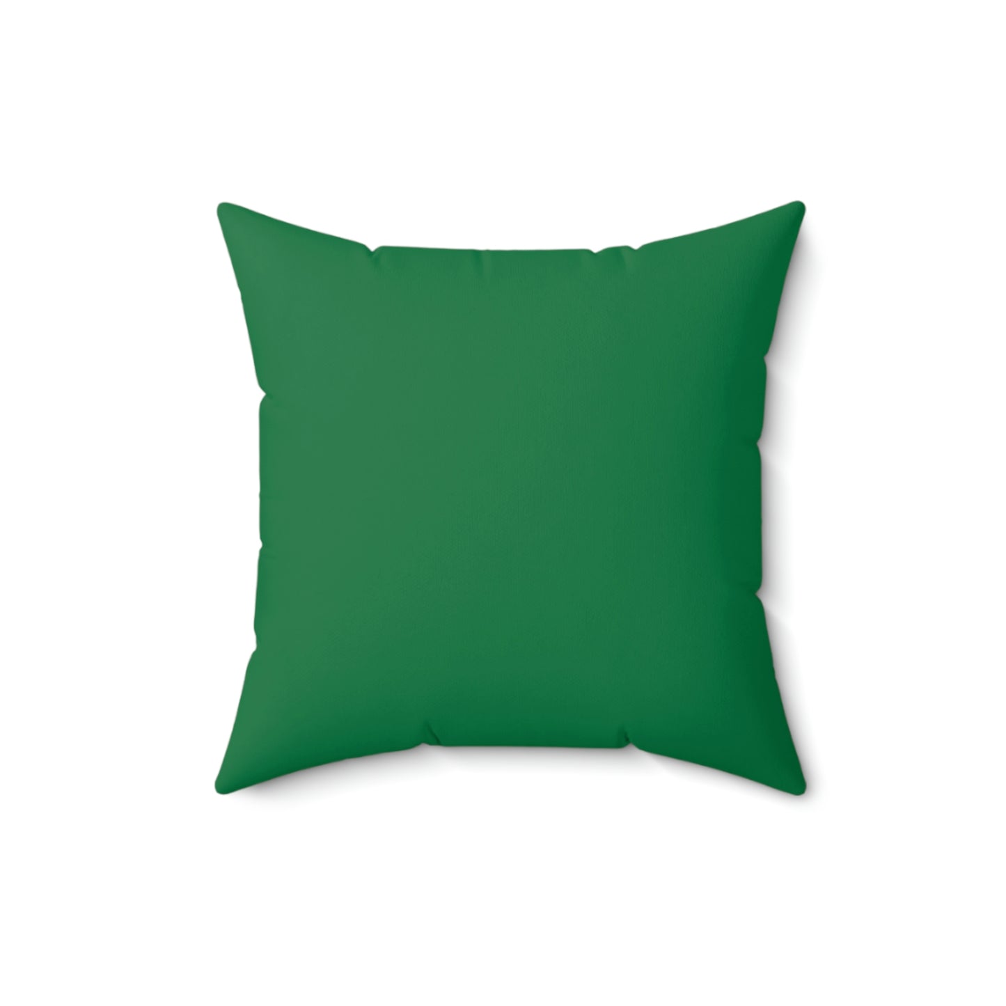 Spun Polyester Square Pillow Case “Limoncello on Dark Green”