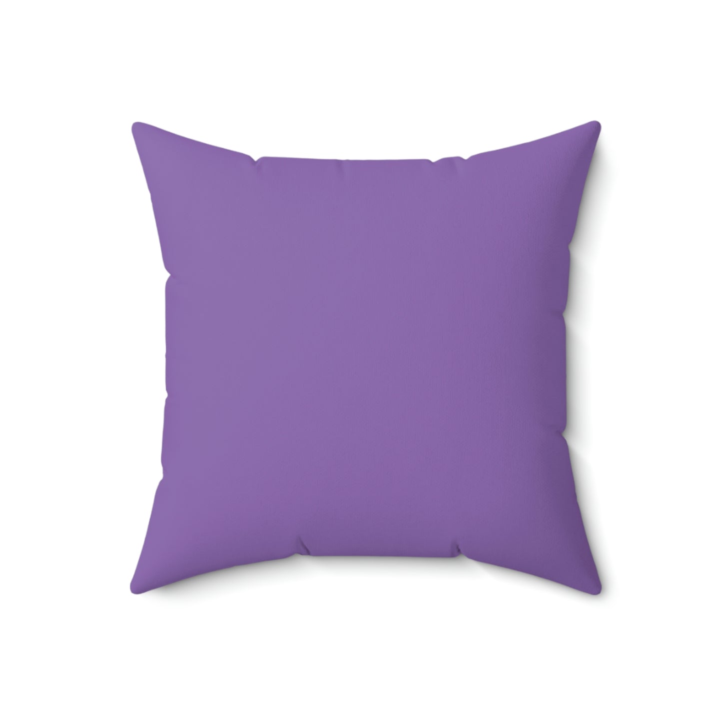 Spun Polyester Square Pillow Case "Mom Wow on Light Purple”