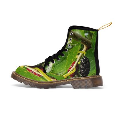 Men's Canvas Boots  "Mulberry Tree"