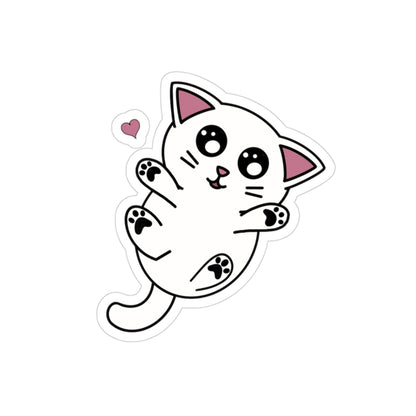 Transparent Outdoor Stickers, Die-Cut, 1pcs “Mew Baby”