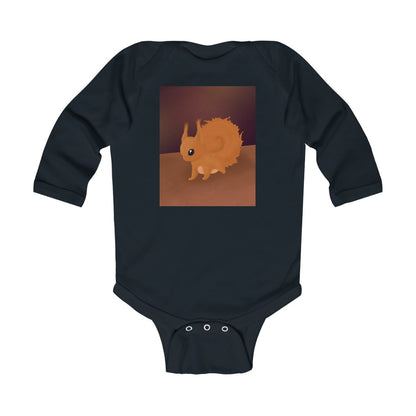 Infant Long Sleeve Bodysuit  "Frisky Squirrel 1.0”
