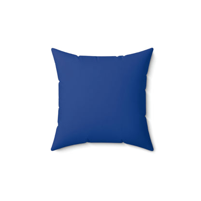 Spun Polyester Square Pillow Case “Storm Trooper White on Dark Blue”