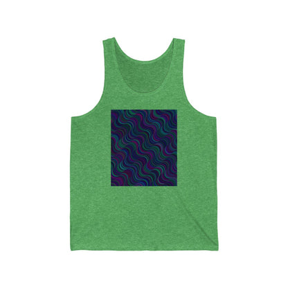 Unisex Jersey Tank “Waves of Confusion”