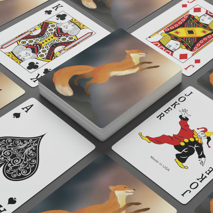 Custom Poker Cards “Happy Fox Trot”