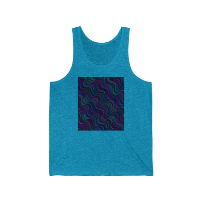 Unisex Jersey Tank “Waves of Confusion”