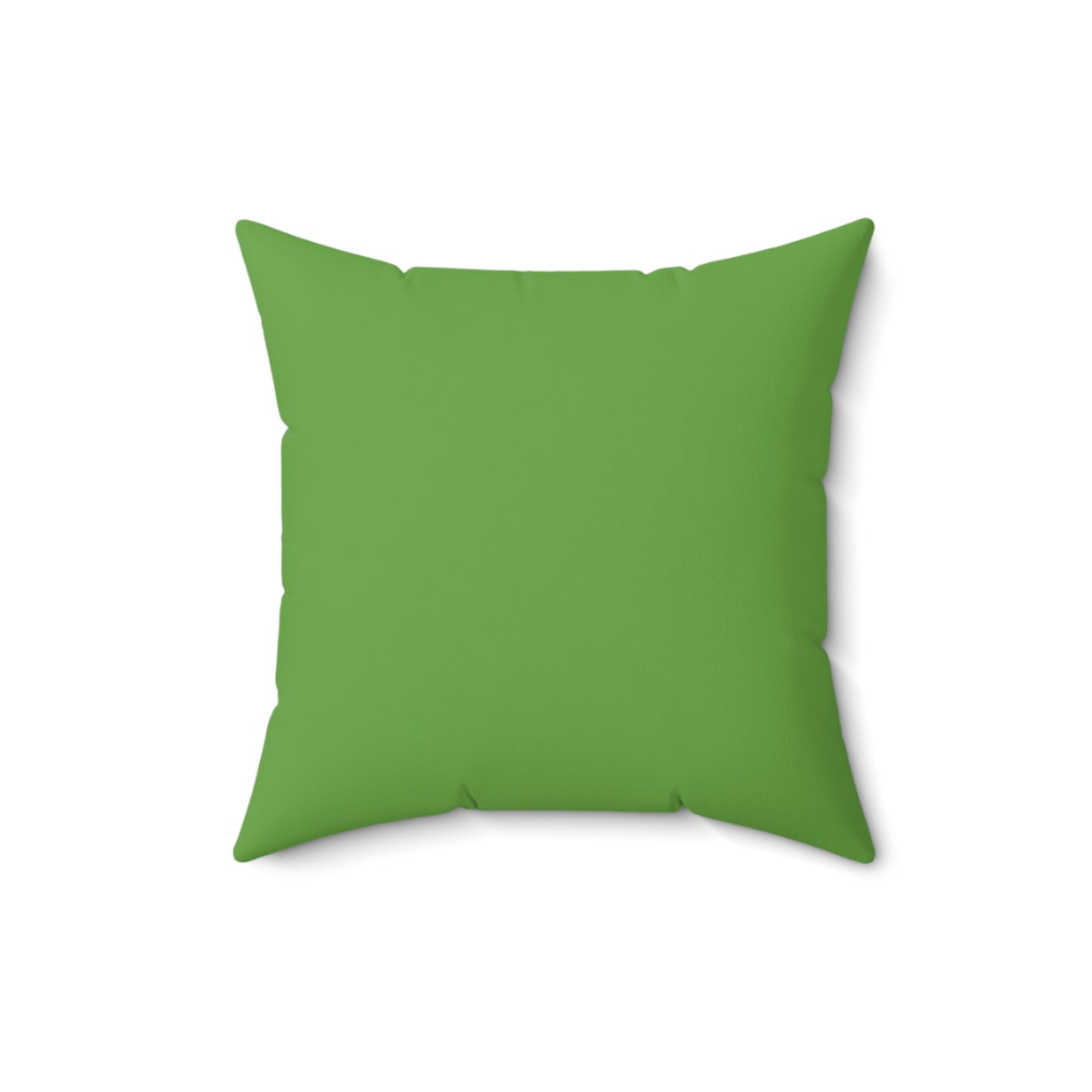 Spun Polyester Square Pillow Case "Mom Flowers on Green”