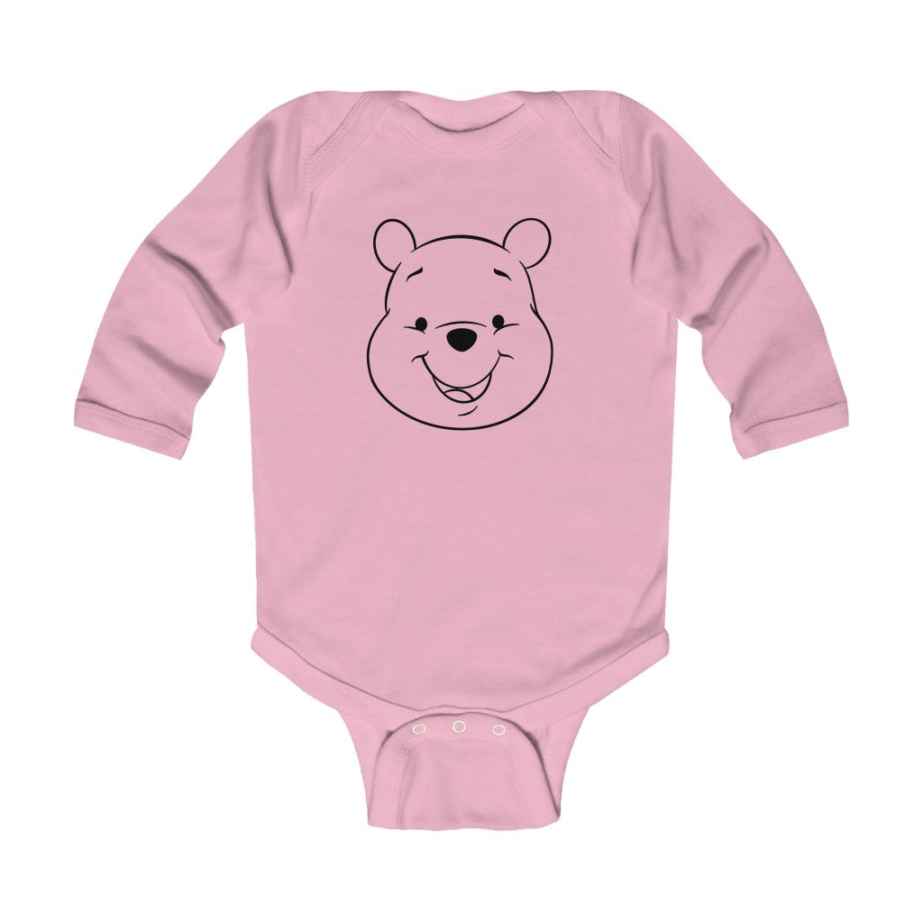 Infant Long Sleeve Bodysuit “Pooh Line”