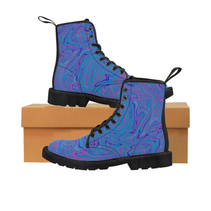 Women's Canvas Boots  "Arctic Fluid"
