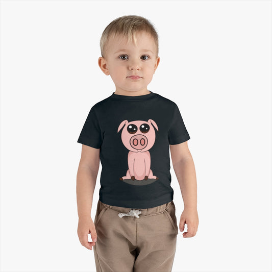Infant Cotton Jersey Tee 'Cute Bacon"