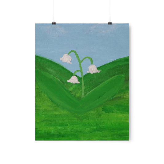 Premium Matte vertical posters  "Lily of the Valley"