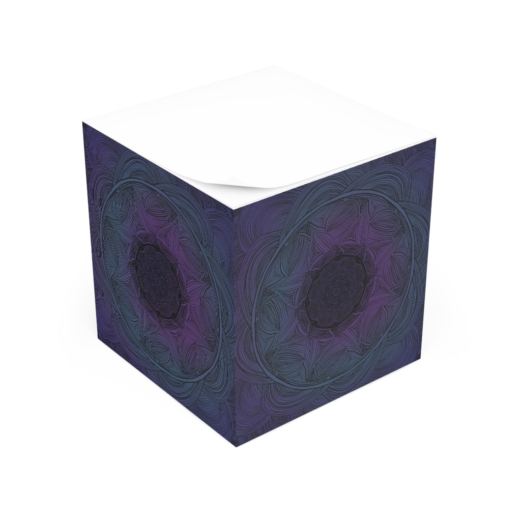 Note Cube  "Amethyst Mandala"