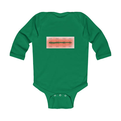 Infant Long Sleeve Bodysuit ”Piggies at the Pond”