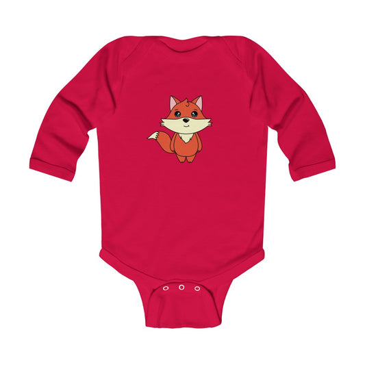 Infant Long Sleeve Bodysuit “Fox”