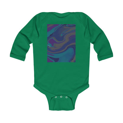 Infant Long Sleeve Bodysuit  "Fluid”