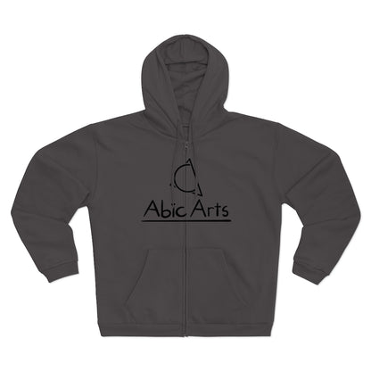 Unisex Hooded Zip Sweatshirt  "Abic Arts"