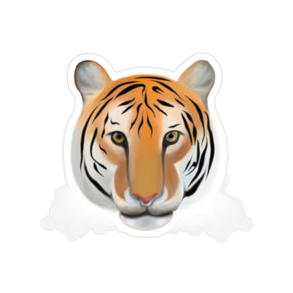 Transparent Outdoor Stickers, Die-Cut, 1pcs “Tiger”