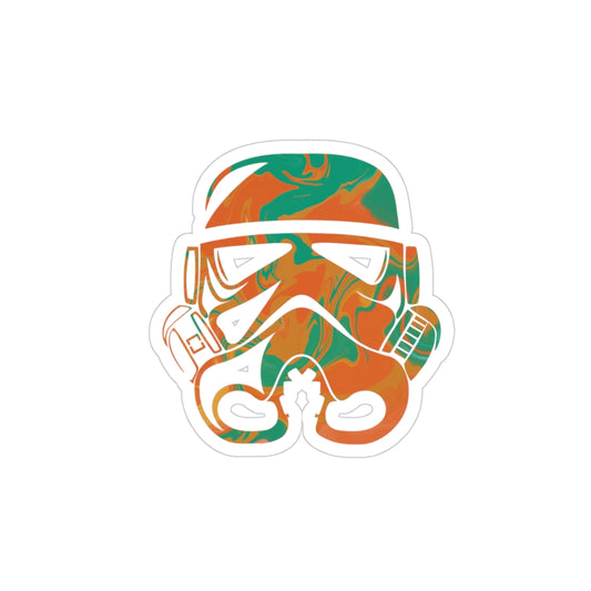 Transparent Outdoor Stickers, Die-Cut, 1pcs “Storm Trooper 10”