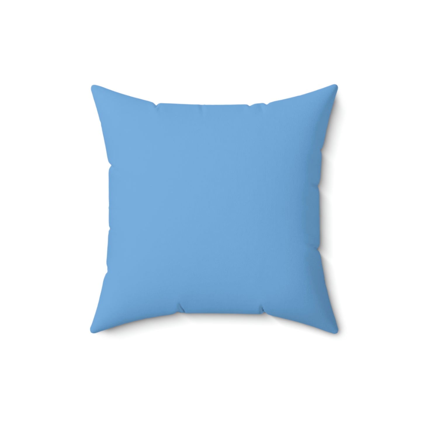 Spun Polyester Square Pillow Case “Kindergarten Rocks on Light Blue”
