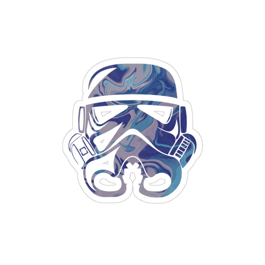 Transparent Outdoor Stickers, Die-Cut, 1pcs “Storm Trooper 8”