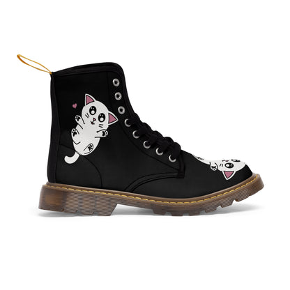 Women's Canvas Boots "Mew Baby"