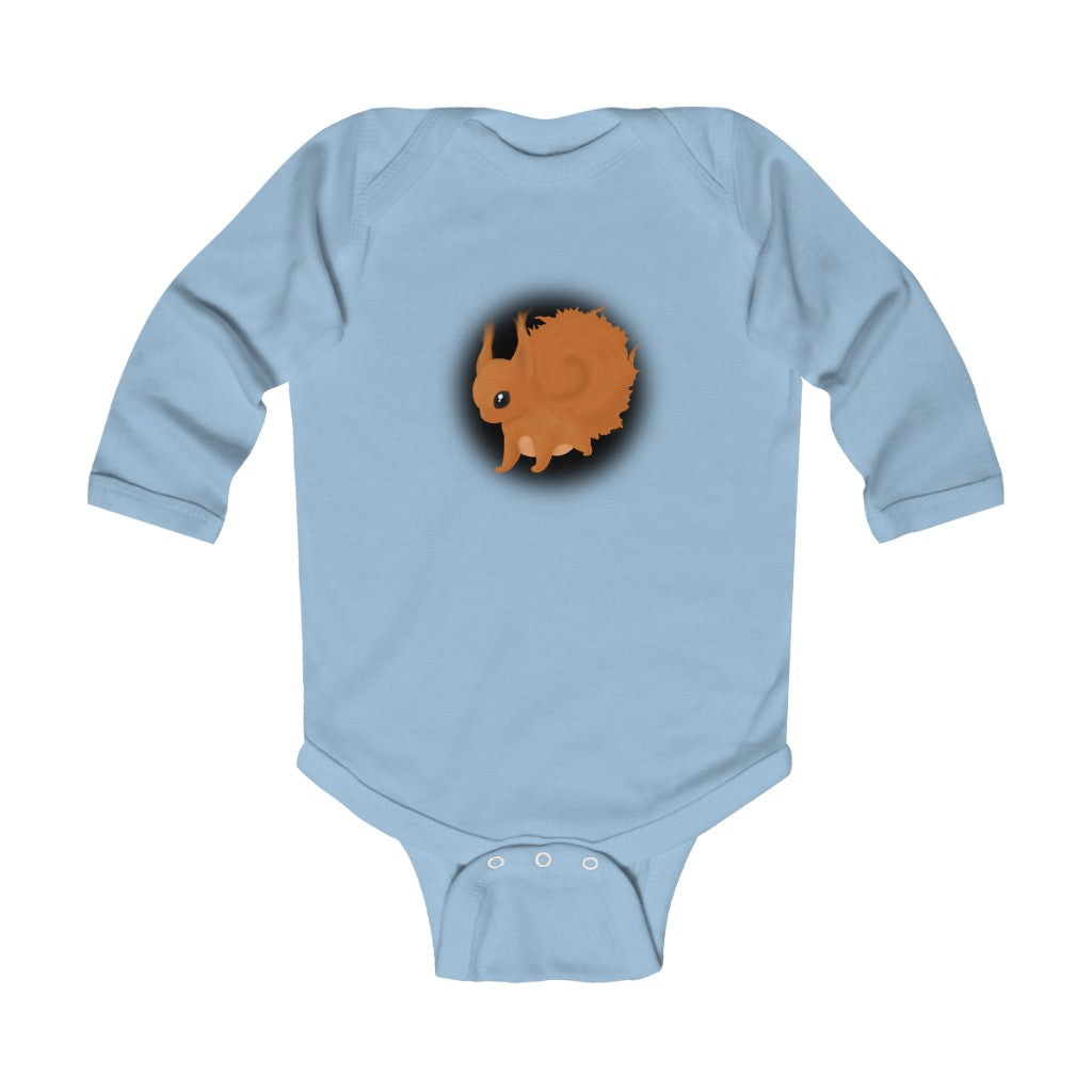 Infant Long Sleeve Bodysuit  "Frisky Squirrel 2.0”