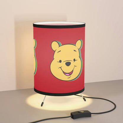 Tripod Lamp with High-Res Printed Shade, US\CA plug “Trip Pooh”