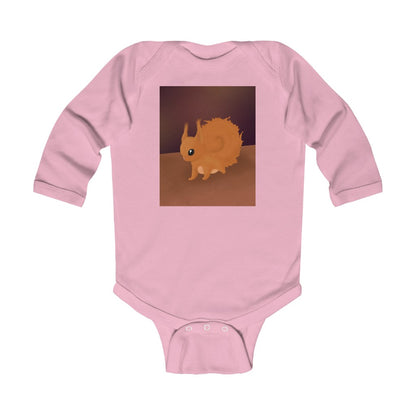 Infant Long Sleeve Bodysuit  "Frisky Squirrel 1.0”