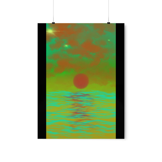 Premium Matte vertical posters  "Sun Glitter"