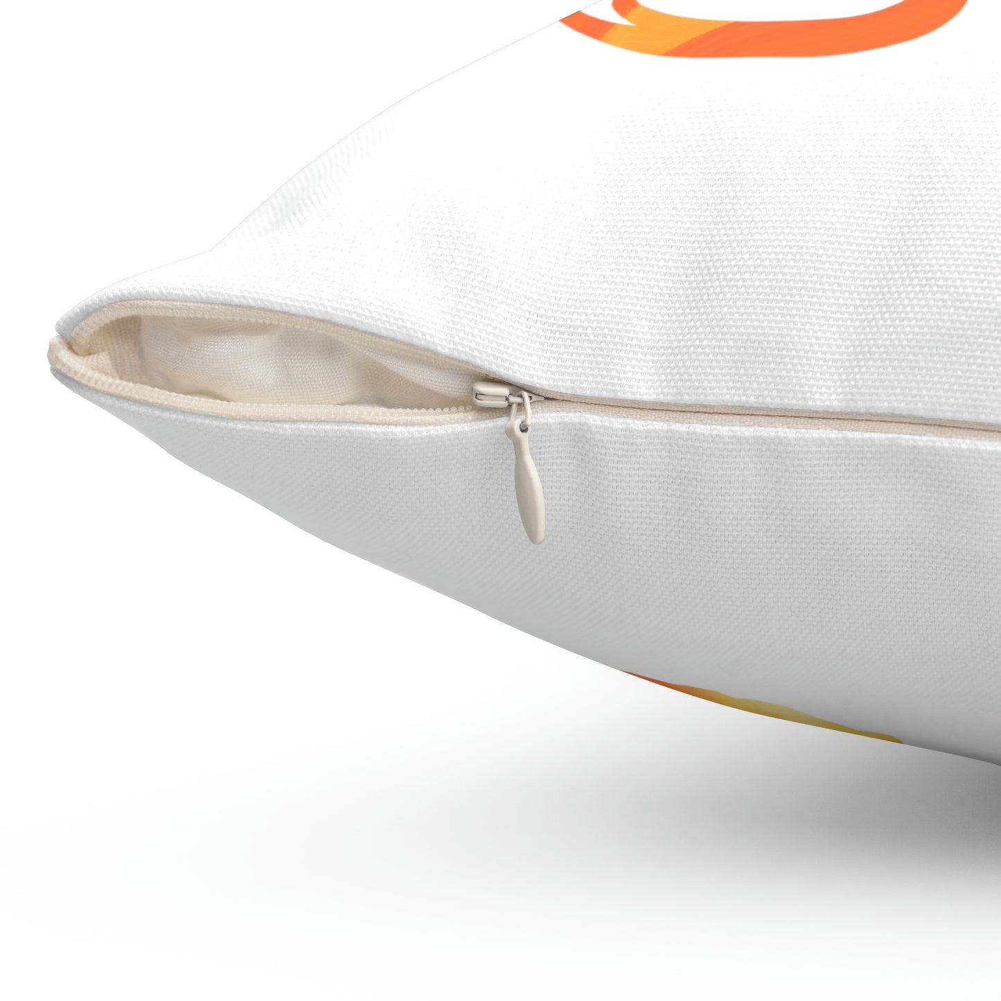 Spun Polyester Square Pillow Case ”Storm Trooper 3 on White”