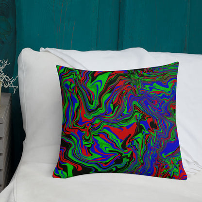 Premium Pillow  "Psycho Fluid" design