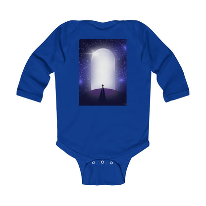 Infant Long Sleeve Bodysuit  "Door to the Moon”