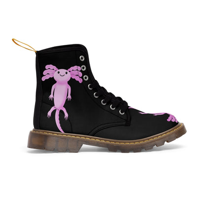 Women's Canvas Boots  "Axolotl"