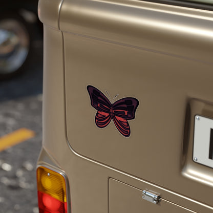 Transparent Outdoor Stickers, Die-Cut, 1pcs “Butterfly 2”