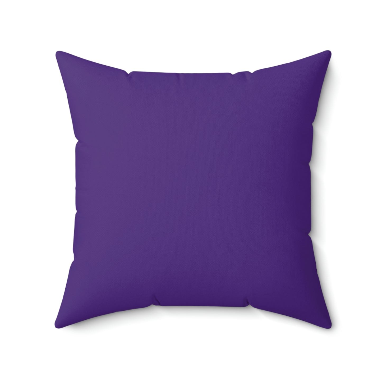 Spun Polyester Square Pillow Case "Cassettes on Purple”