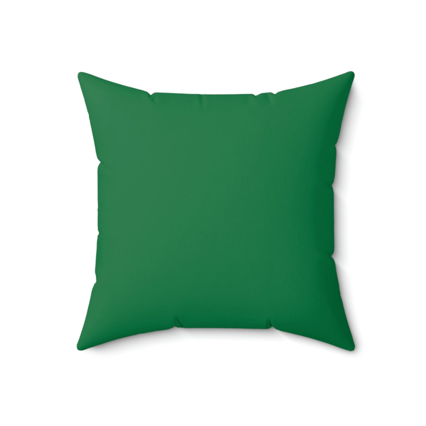 Spun Polyester Square Pillow Case “Limoncello on Dark Green”