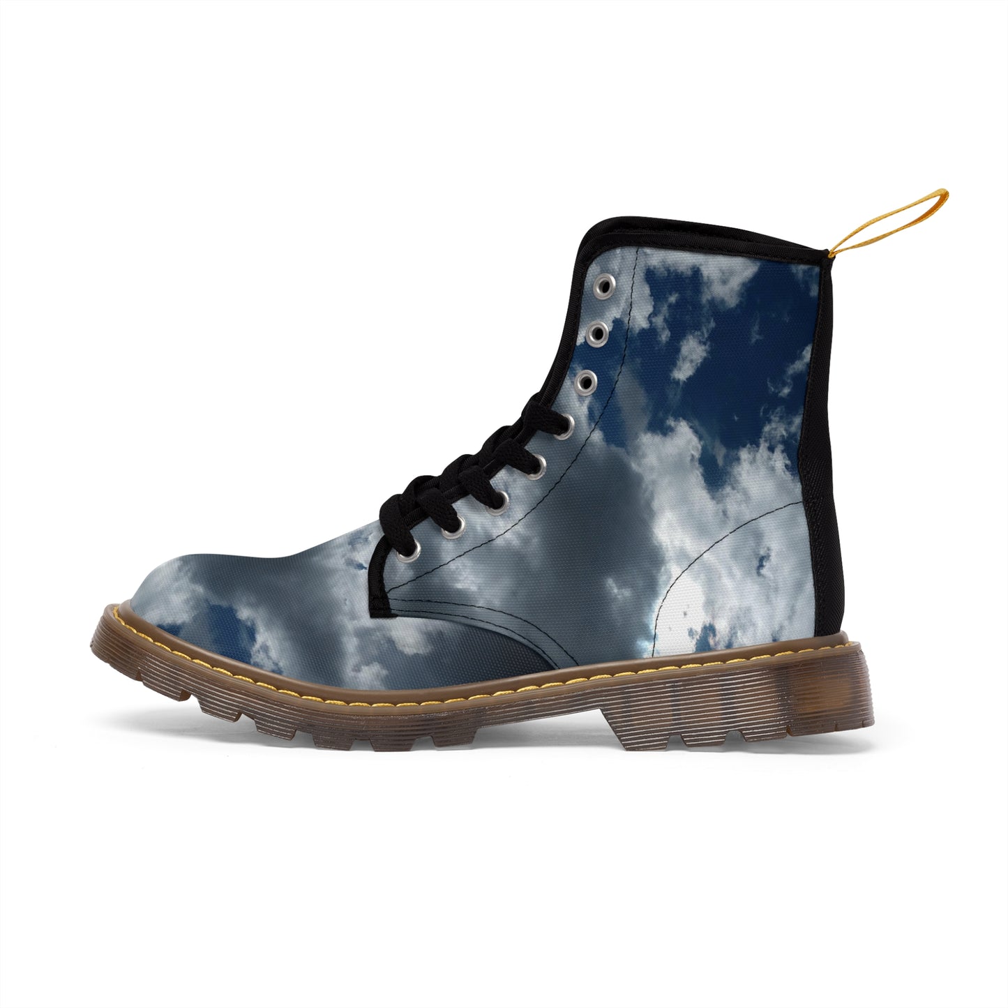 Men's Canvas Boots  "Clear to Partly Cloudy"