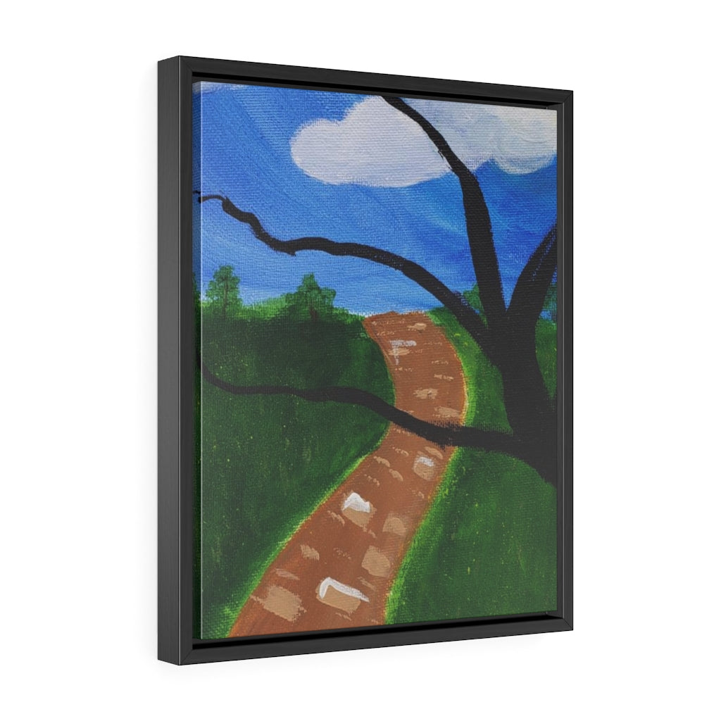 Gallery Canvas Wraps, Vertical Frame  "Clear Path"